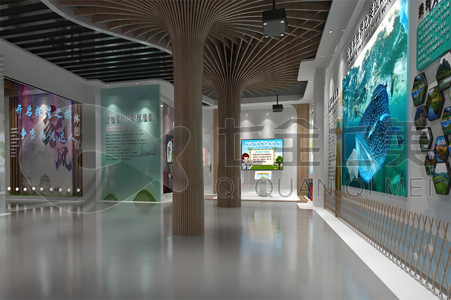 普法宣傳展館，法治教育，多媒體互動，沉浸式體驗