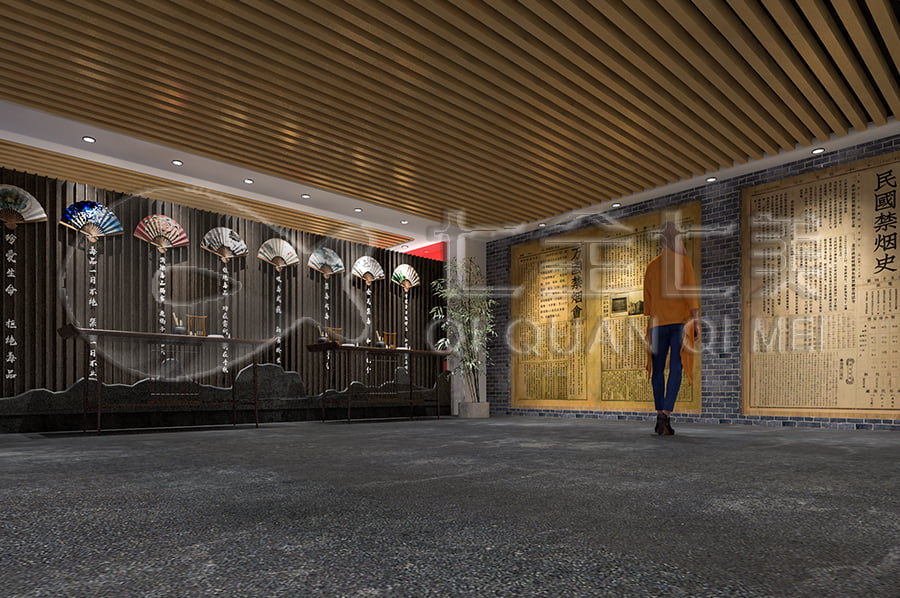 禁毒宣傳基地效果圖設計，聲光電禁毒展廳方案設計，禁毒防艾教育展館施工單位