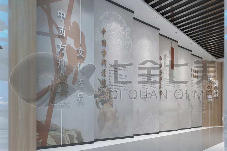 未成年法治教育基地，法制宣傳平臺(tái)產(chǎn)品，法院法制主題展廳設(shè)計(jì)平面圖