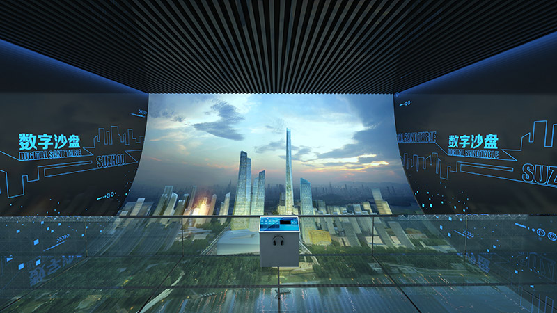 智慧城市展廳設(shè)計效果圖 智慧城市展廳設(shè)計效果圖